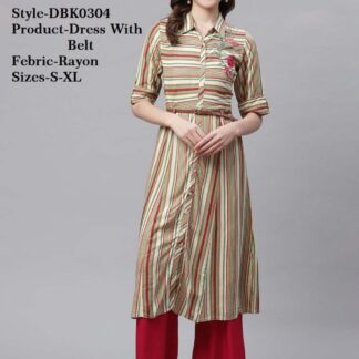 Kurtas rayon light-brown Divena