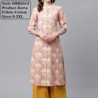 Kurtas cotton peach Divena