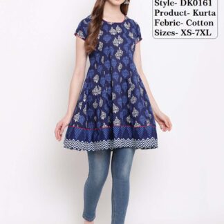 Kurtas cotton blue Divena