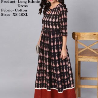 Kurtas cotton black Divena