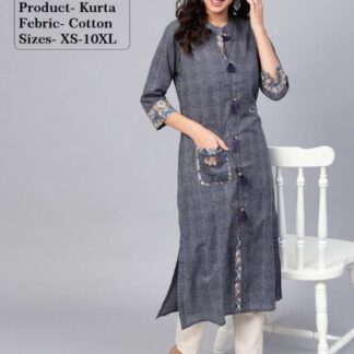 Kurtas cotton grey Divena