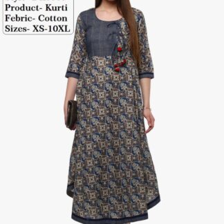 Kurtas Angrakha Kurti grey Divena