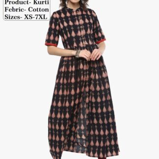 Kurtas cotton black Divena