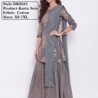 Kurtas cotton grey Divena
