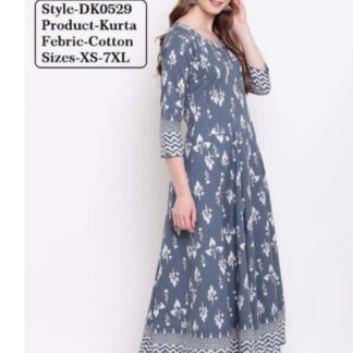 Kurtas Flared Kurti grey Divena