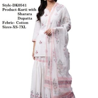 Kurtas cotton white Divena