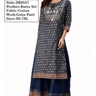 Kurtas cotton black Divena