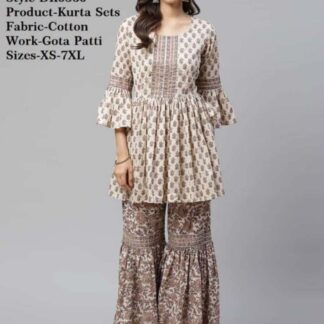 Kurtas cotton light-brown Divena