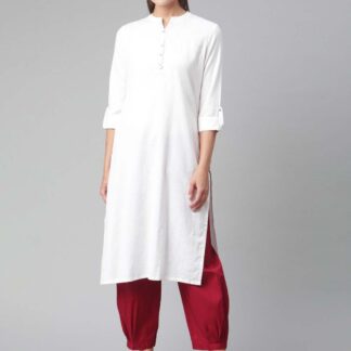 Kurtas khadi white Divena