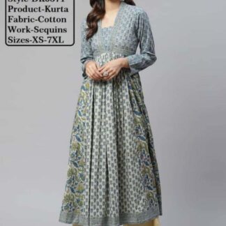 Kurtas cotton light-grey Divena