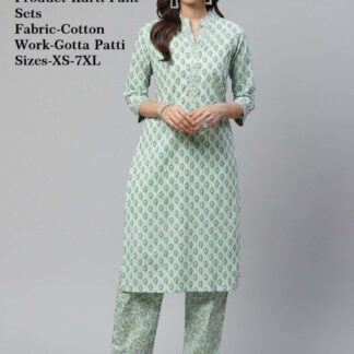 Kurtas cotton rama-green Divena