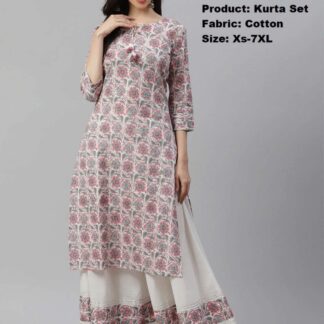 Kurtas cotton off-white Divena