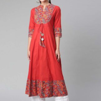 Kurtas cotton red Divena