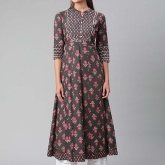 Kurtas cotton black Divena