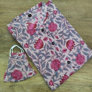 Princess Cut A-line  Printed Kurta