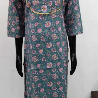 Princess Cut A-line Kurta  Premium quality cotton fabric