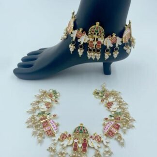 Imitation Gold plated Brass Anklets(Payal)
