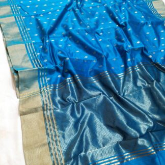 Original organza silk chanderi Handloom pure cotton
