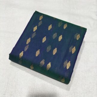 Original chanderi Handloom pure katan organza silk  saree with blouse.