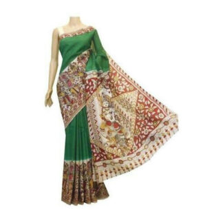 Georgette Kalamkari Saree