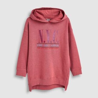 Cotton Hooded Girls Printed Sweatshirt, Size: S-XXL
