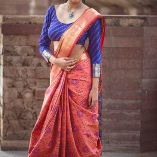 Silk Party Wear Weaving Patola Saree, Packaging Type: Plastic Bag
