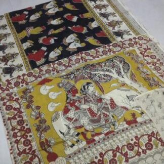 Sun Kalamkari Silk Kalamkari Saree