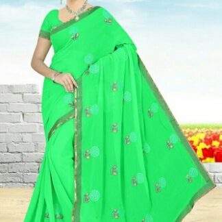 Synthetic Party Wear Indian Sarees