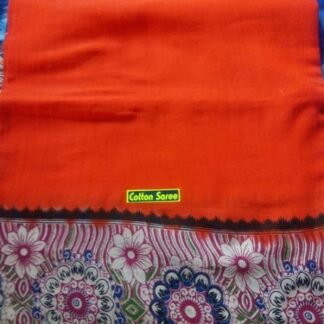 Red Kalamkari Saree